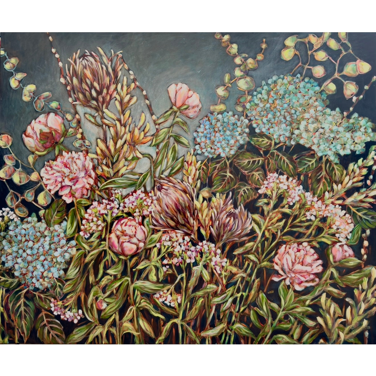 Heart and soul - 100cm x120cm - available to purchase from www.2020art.uk